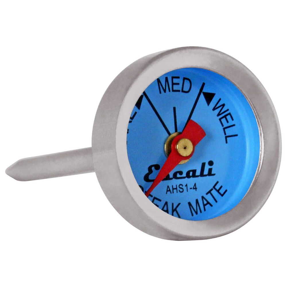 Kitchen Supply 4-Piece Easy Read Steak Thermometer Set in Silver, , large