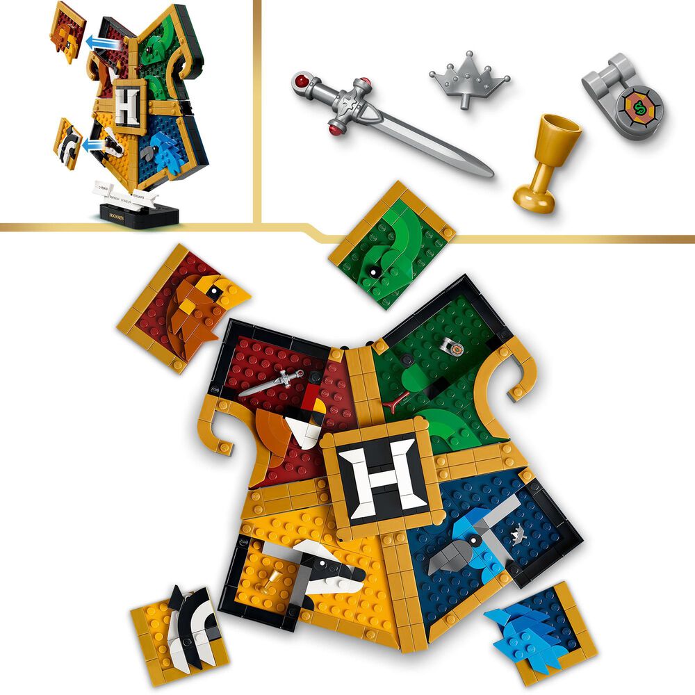 LEGO Harry Potter Hogwarts House Crest Building Set, , large