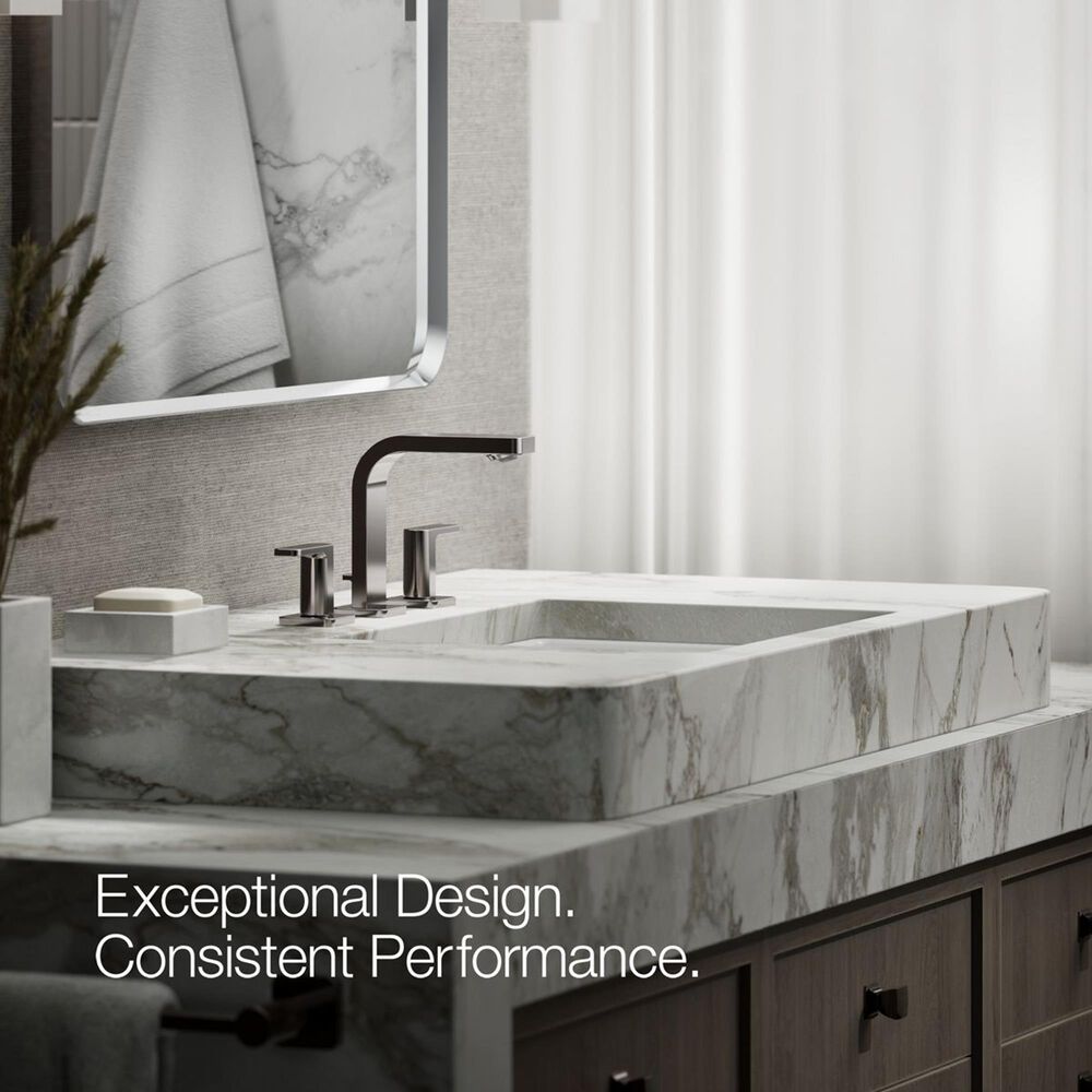 Kohler Parallel Widespread Bathroom Sink Faucet in Vibrant Titanium, , large