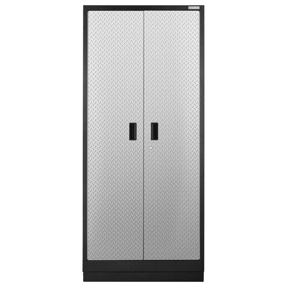 Gladiator Premier 84" Tall Cabinet in Silver Tread, , large