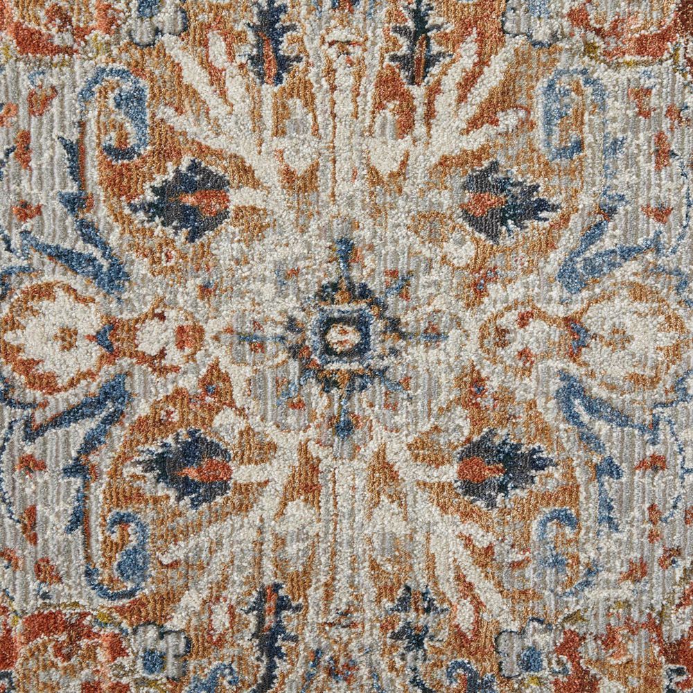 Feizy Kaia 3&#39; x 10&#39; Red and Blue Runner, , large