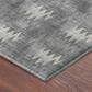 Dalyn Rug Company Soft Essentials Chevron Gray 8" x 10" Area Rug, , large