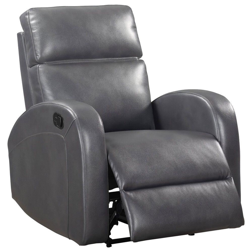 Parker House Devin Manual Recliner in Pebble Grey, , large