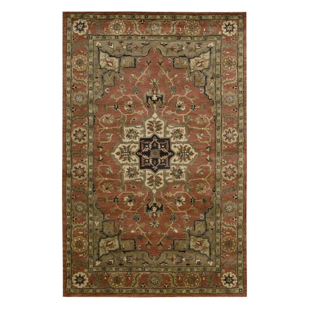 Nourison Jaipur JA33 3"9" x 5"9" Brick Area Rug, , large