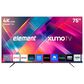 Element 75" Class Revolution Series 4K UHD HDR Frameless - Smart Xumo TV with 2.0 Soundbar in Black, , large