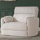 Simeon Collection Radius XL Power Glider Recliner in Mega Ivory, , large