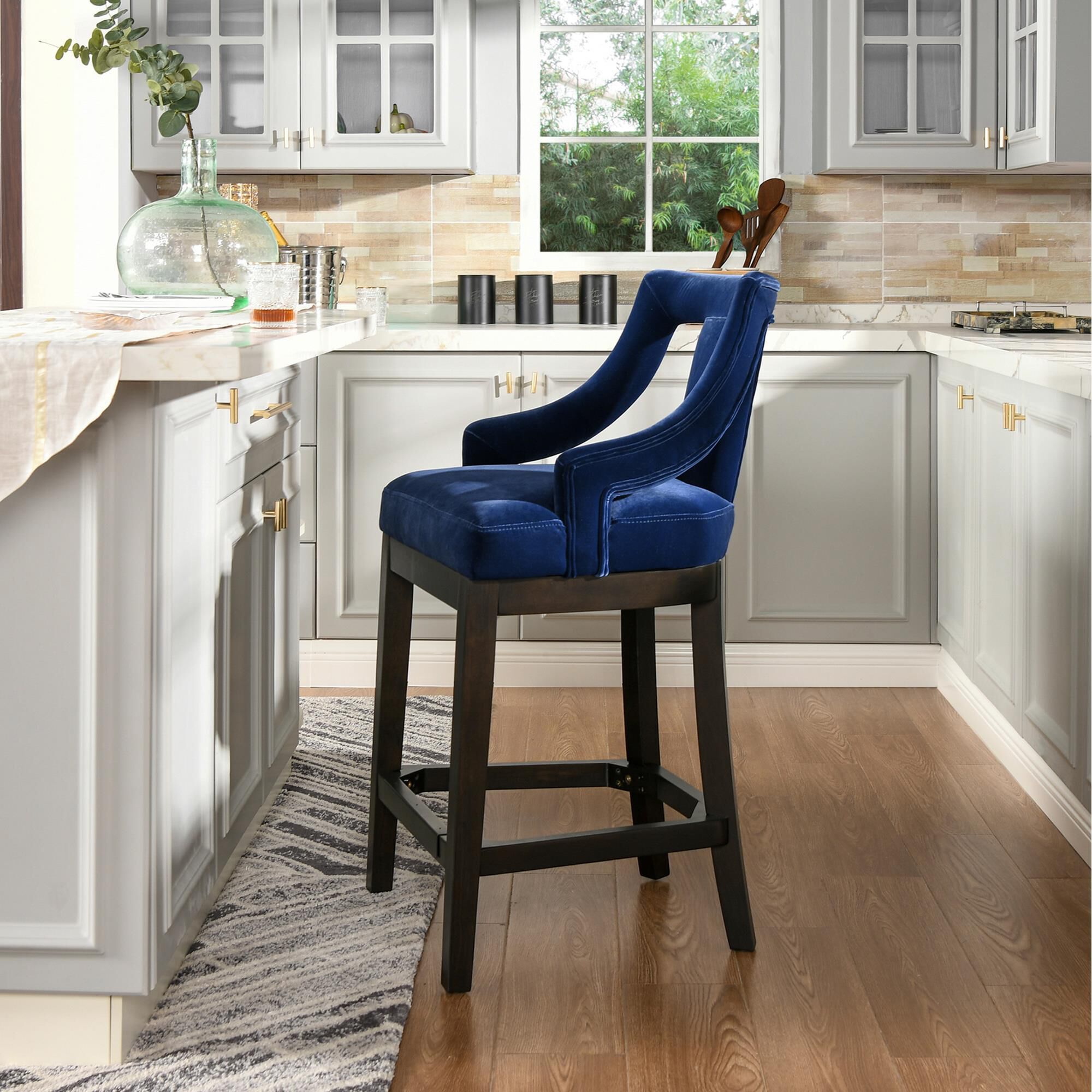 Indigo hot sale bar stools