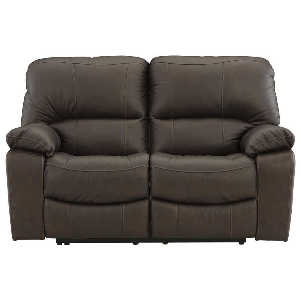 Ashley Leesworth 3-Piece Power Reclining Living Room Set in Dark Brown, , large