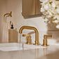 Kohler Castia Widespread Bathroom Sink Faucet in Vibrant Brushed Moderne Brass, , large