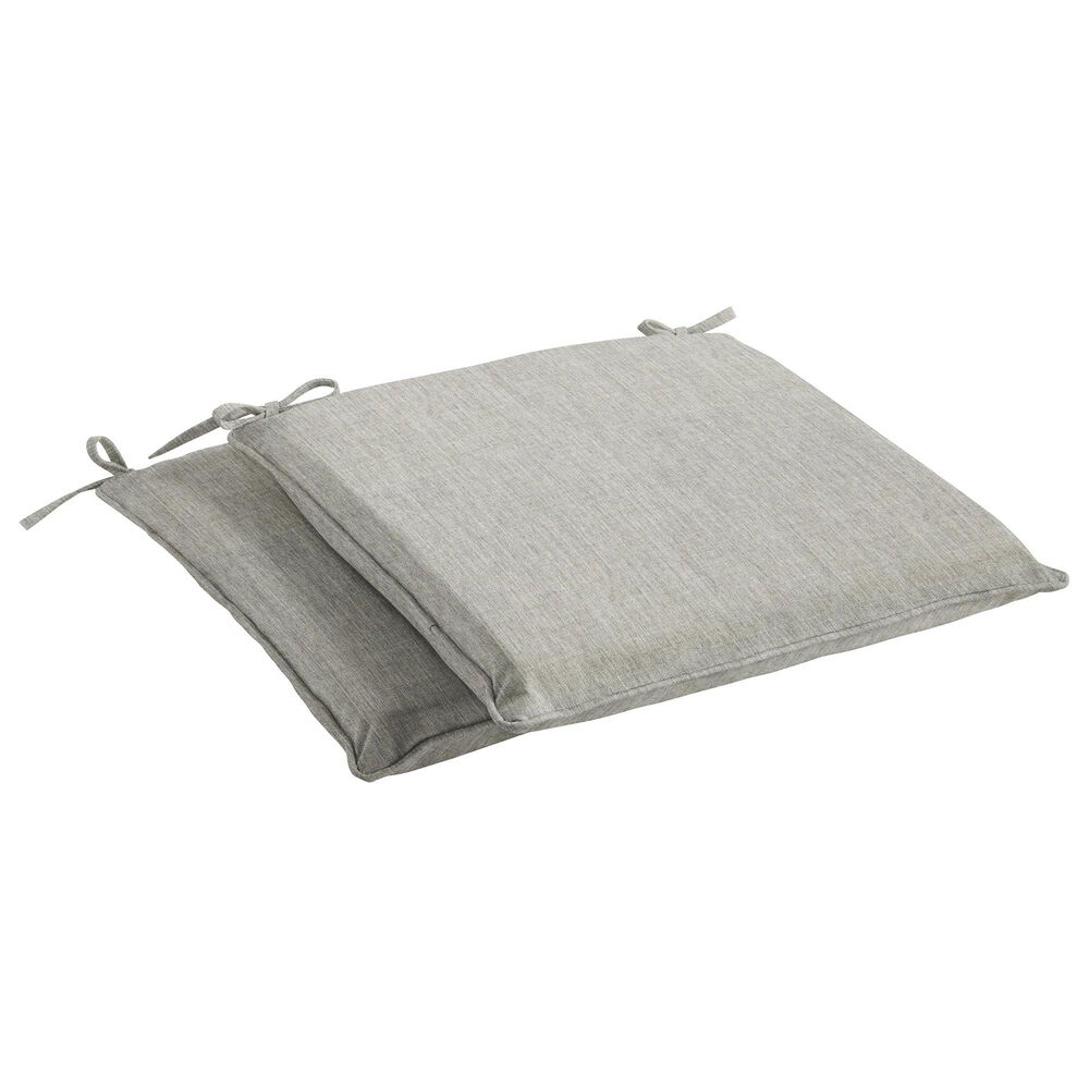 Sorra Home Sunbrella 19" Chair Pad in Canvas Granite (Set of 2), , large