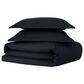 Pem America Brooklyn Loom Classic 3-Piece Full/Queen Duvet Set in Black, , large