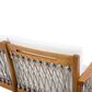 HOMLUX 2-Piece Outdoor Conversation Set with Cushions in Cream and Oatmeal, , large