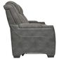 Ashley Next-Gen DuraPella Power Reclining Sofa in Slate, , large
