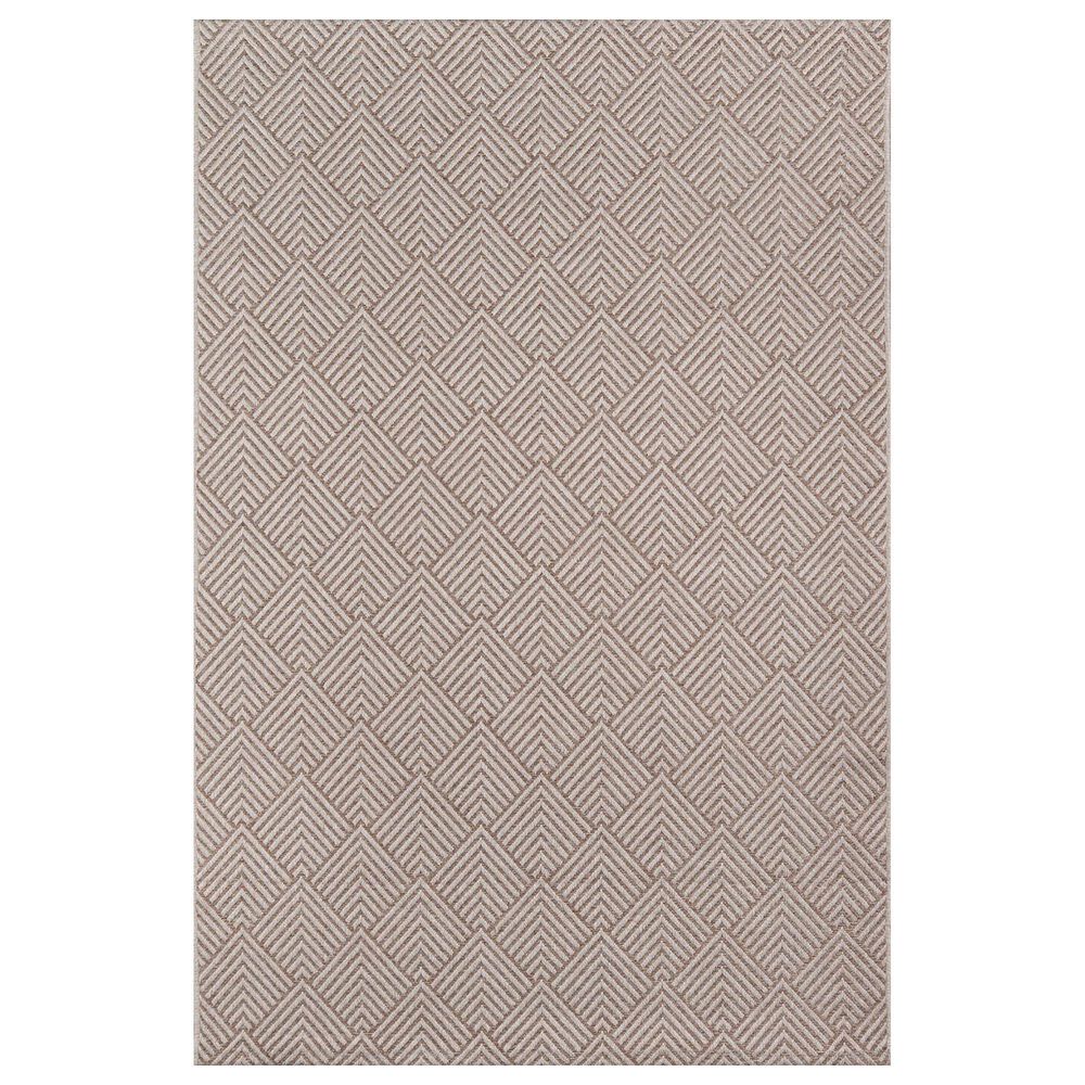Momeni Como 6'7" x 9'6" Beige Indoor/Outdoor Area Rug, , large