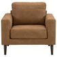 Ashley Telora Chair and Ottoman in Caramel, , large