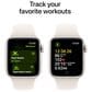 Apple Watch SE GPS + Cellular 40mm Starlight Aluminum Case with Starlight Sport Band - S/M, , large