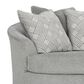 Ashley Casselbury Oversized Swivel Chair in Cement, , large