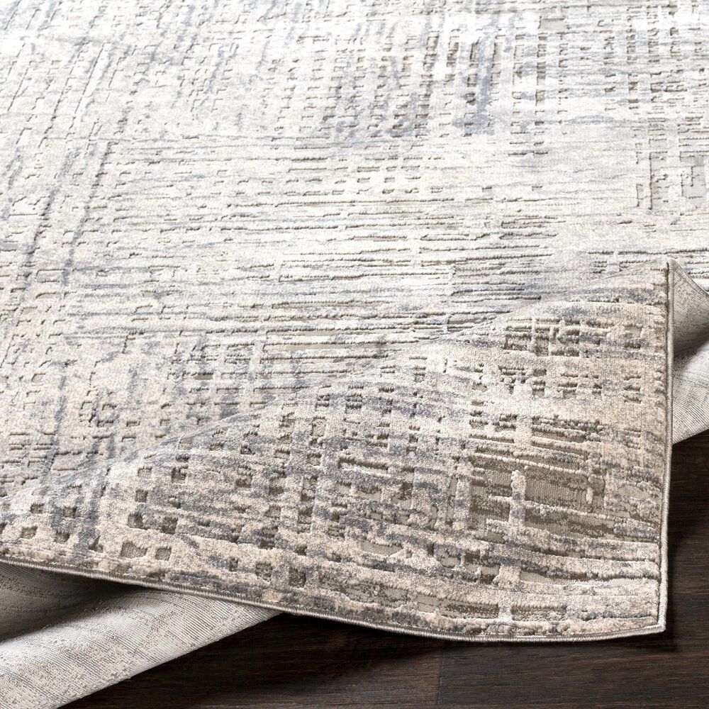 Surya Alpine 2&#39; x 2&#39;11&quot; Light Gray, Gray, Charcoal and Taupe Area Rug, , large
