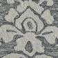 Feizy Belfort Charcoal 12" x 15" Area Rug, , large
