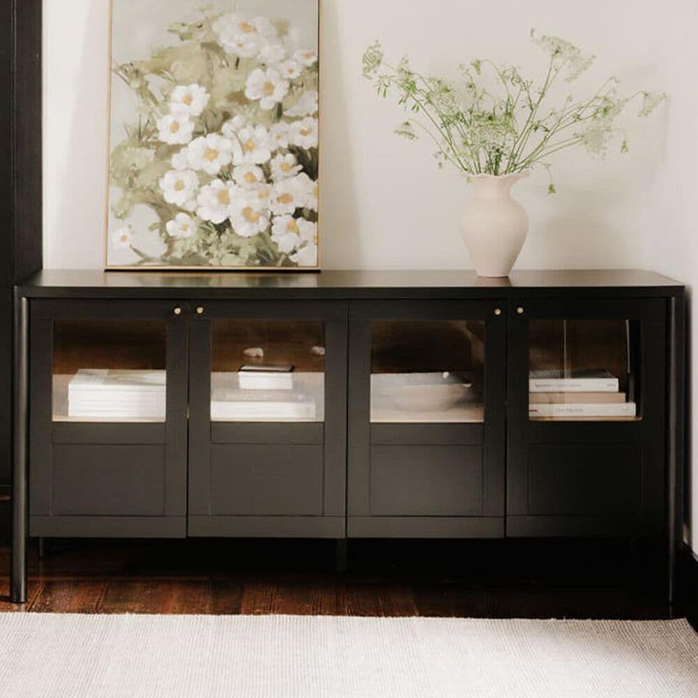 Moe's Home Collection Hannah 4-Door Sideboard in Black, , large