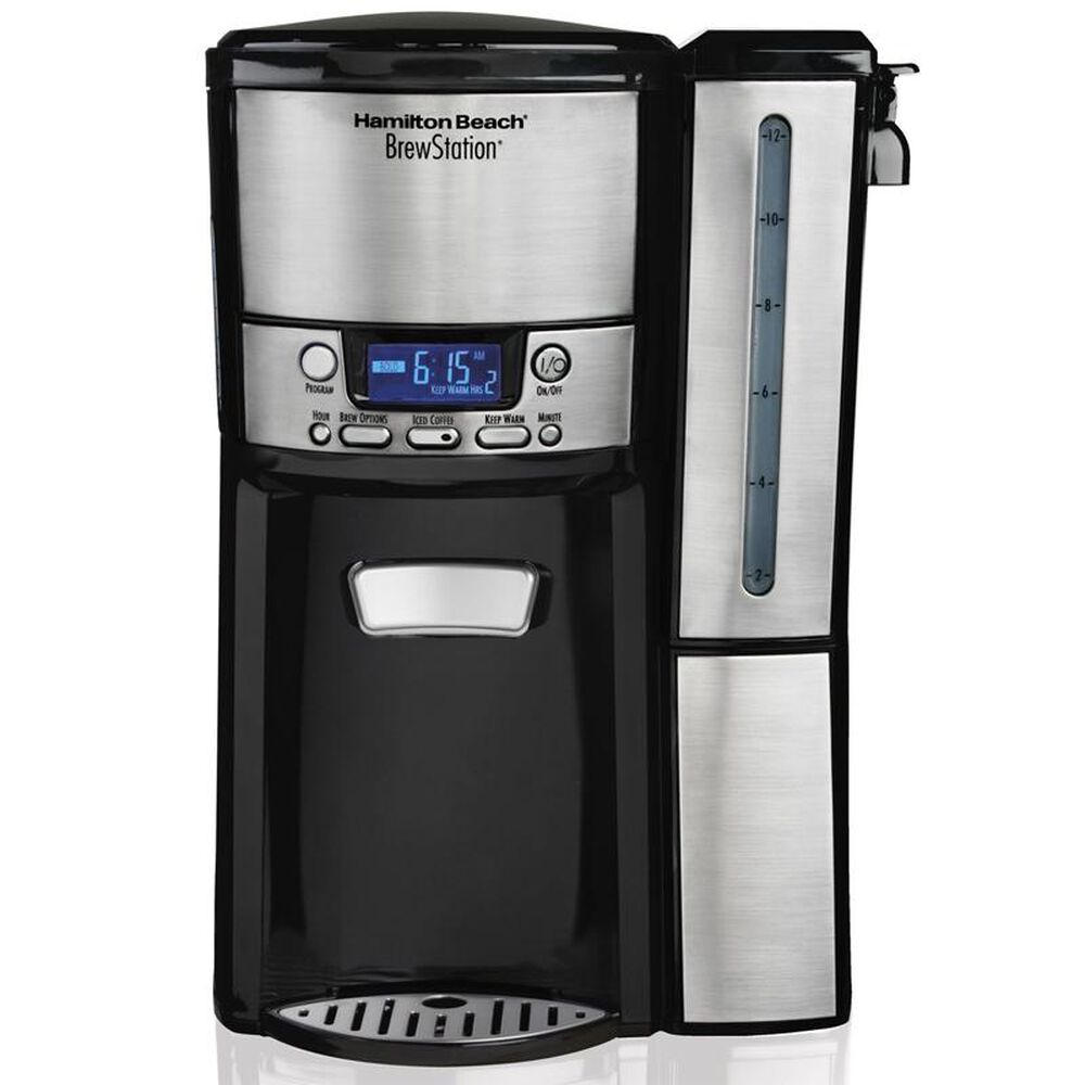 Hamilton Beach BrewStation 12 Cup Dispensing Coffee Maker w/ Removable Reservoir , , large