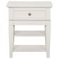 Nicolette Home Willowbrook 1-Drawer Nightstand in Egg Shell White, , large