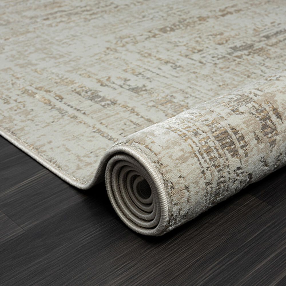 L&amp;R Resources Brisbane Beige and Gray 7'9" x 9'9" Area Rug, , large