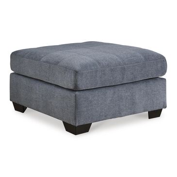 Ashley Marleton Oversized Accent Ottoman in Denim, , large
