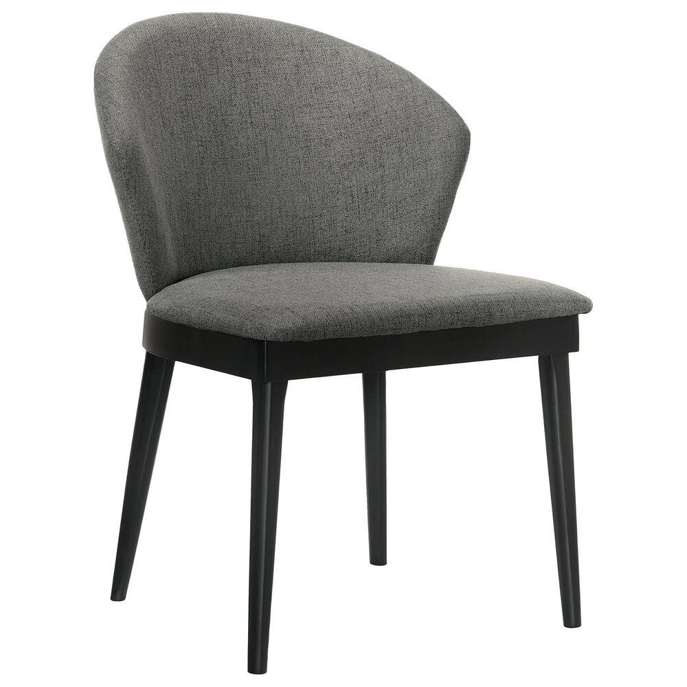 Blue River Arcadia and Juno 5-Piece 42&quot; Dining Set with Charcoal Cushion in Black, , large