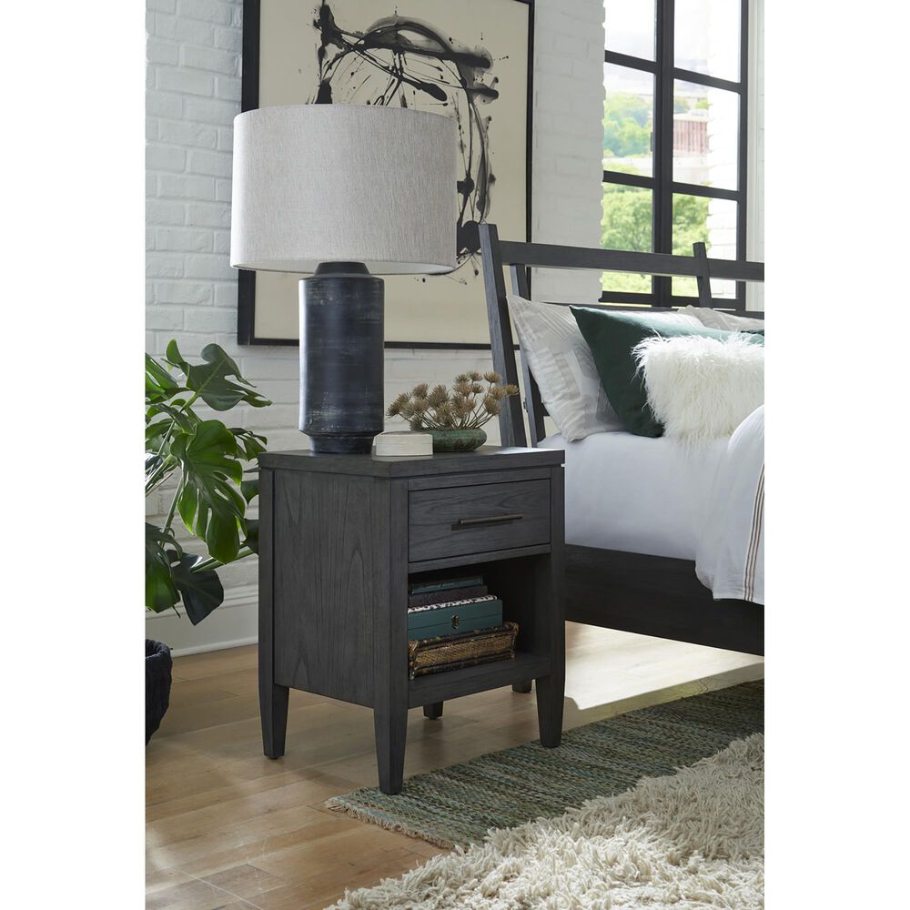 Riva Ridge Preston 1-Drawer Nightstand in Urbane Grey, , large