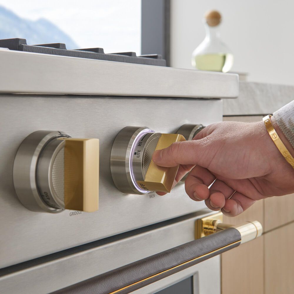 Monogram Short Handle for Range in Brass, , large