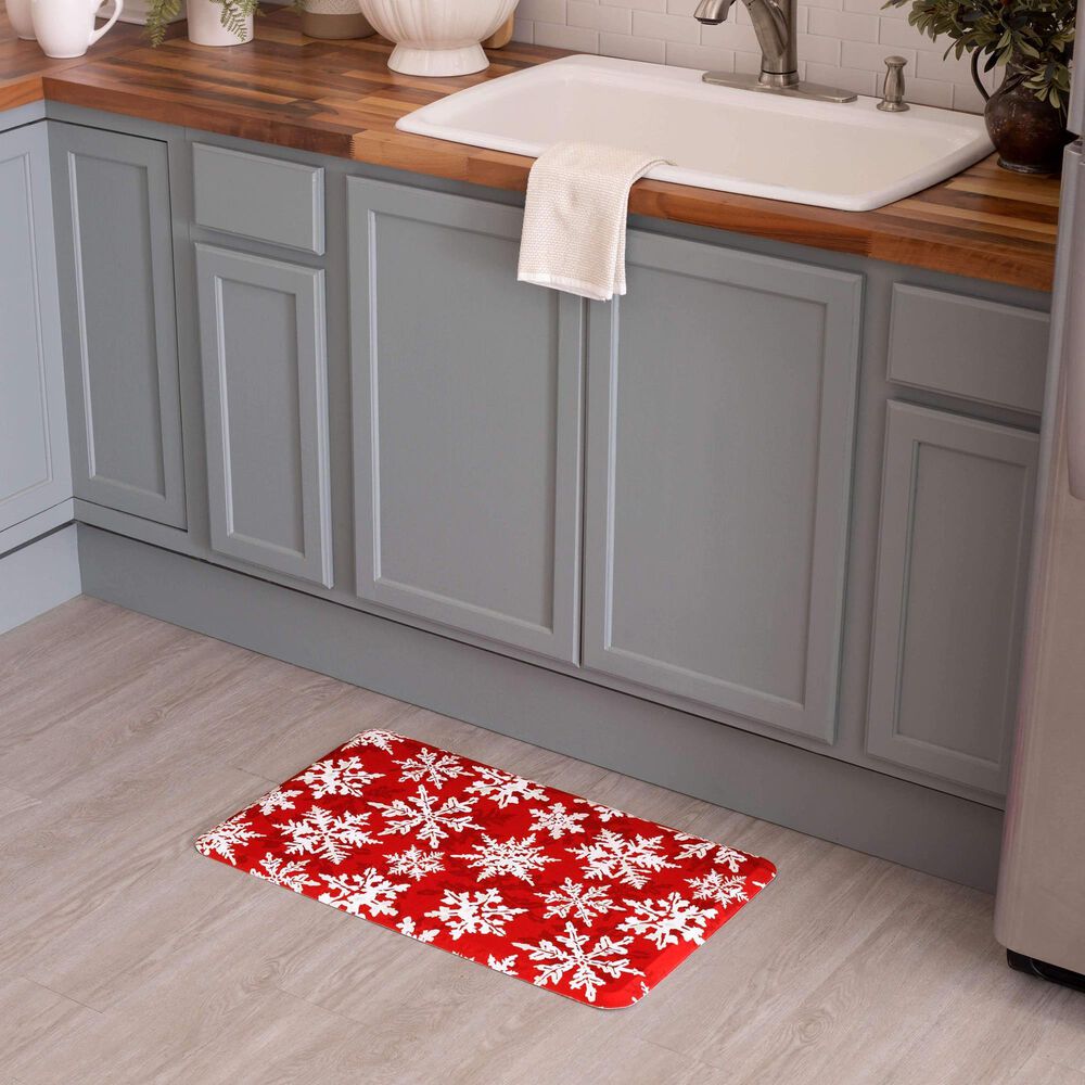 Mohawk Dri-Pro Holiday Flakes 1&#39;6&quot; x 2&#39;6&quot; Multicolor Door Mat, , large