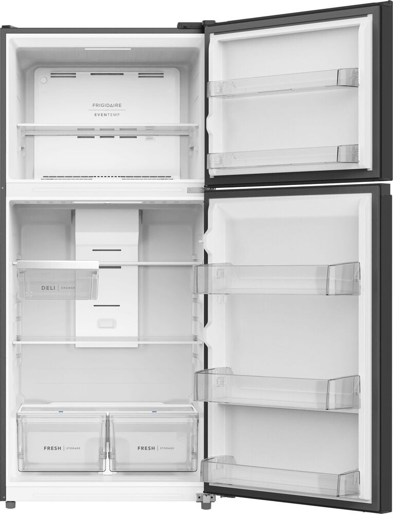 Frigidaire 19 Cu. Ft. Garage Ready Top Freezer Refrigerator with Deli Drawer in Black, , large