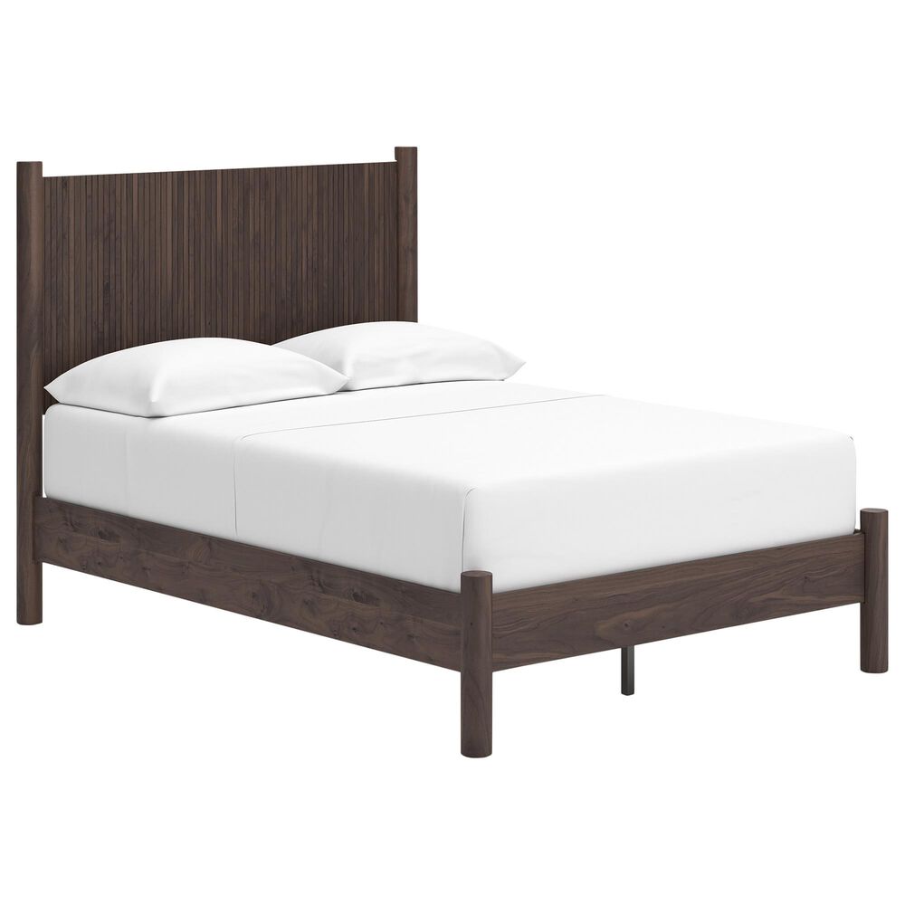 Ashley Pamytta 3-Piece Full Panel Platform Bedroom Set in Rich Brown, , large