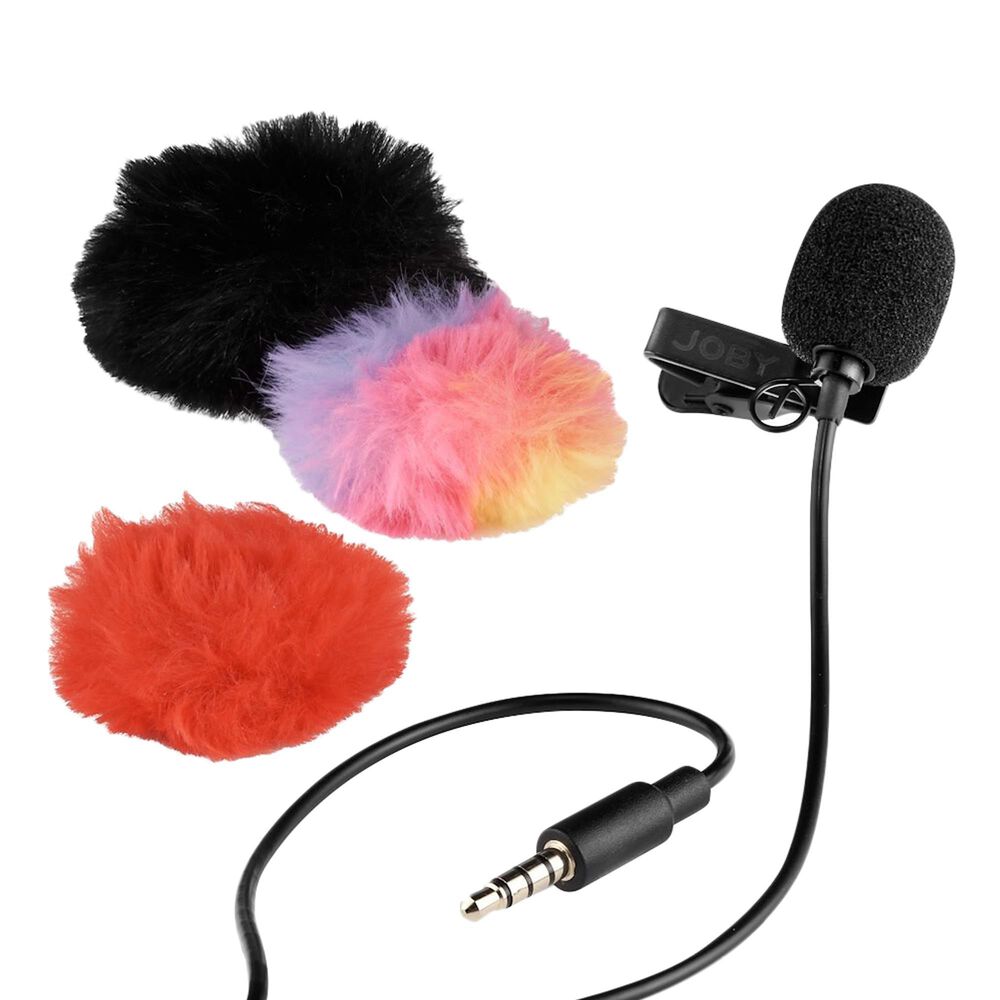 JOBY Joby Wavo Lav Mobile Microphone in Black, Red and Rainbow, , large