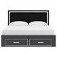 Ashley Zuraleus 5-Piece King Storage Bedroom Set in Matte Black, , large