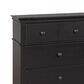 Riva Ridge Oxford Queen Storage Panel Bed with Dresser, Chest, and Two Nightstands in Black, , large