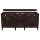 James Martin Vanities Brittany 72" Double Bathroom Vanity in Burnished Mahogany with 3 cm Parisien Bleu Quartz Top and Rectangular Sinks, , large