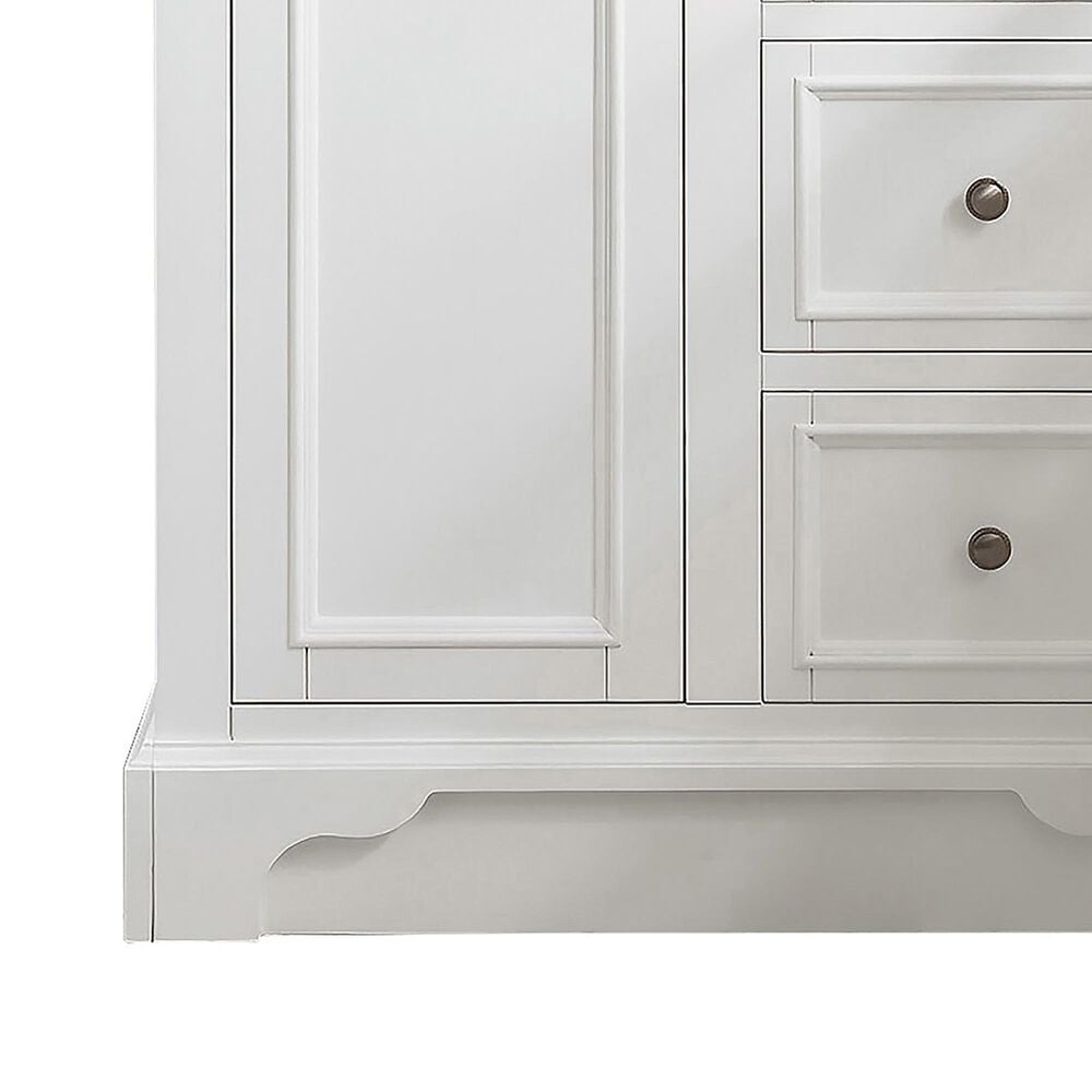 James Martin Vanities De Soto 30" Single Bathroom Vanity in Bright White with 3 cm Parisien Bleu Quartz Top and Rectangular Sink, , large