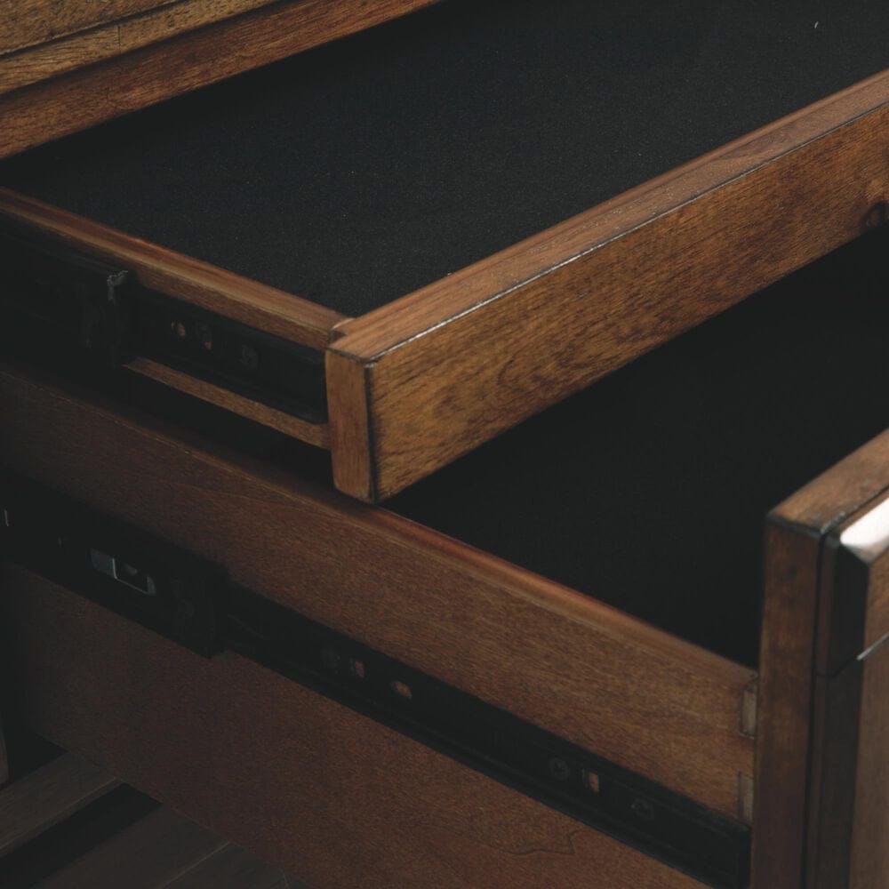 Ashley Flynnter 7 Drawer Dresser in Medium Brown, , large