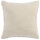 Classic Home Macie 22" Square Throw Pillow in Stone Gray, , large