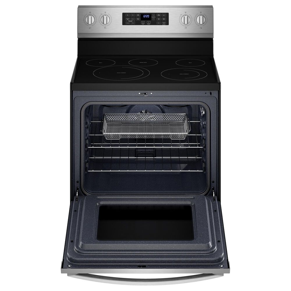Whirlpool 5.3 Cu. Ft. Electric Range 5-in-1 Air Fry Oven in Fingerprint Resistant Stainless Steel, , large
