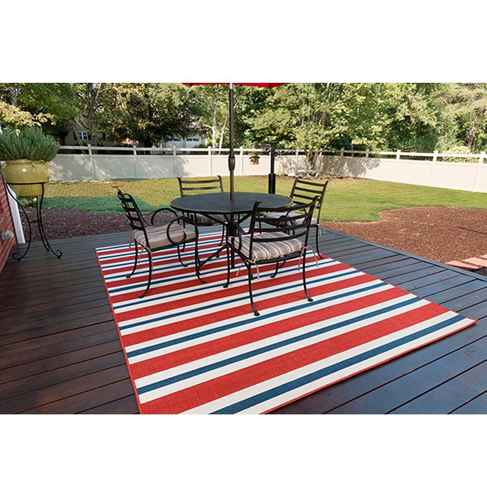 Oriental Weavers Meridian 5&#39;3&quot; x 7&#39;6&quot; Red Area Rug, , large