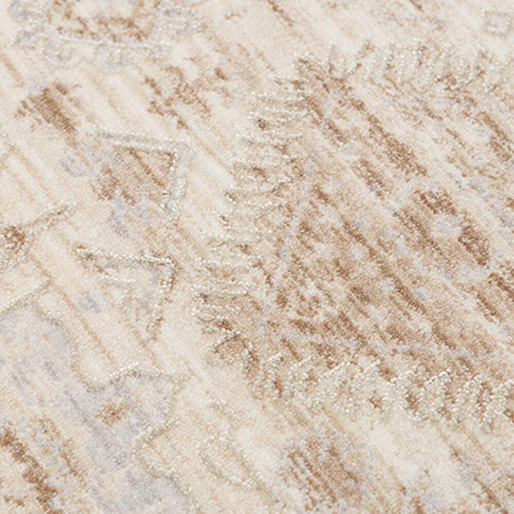 RIZZY Iconic 3&#39;11&quot; x 5&#39;6&quot; Neutral and Gray Area Rug, , large