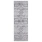 Feizy Francisco 2"10" x 8" Ivory and Charcoal Runner, , large