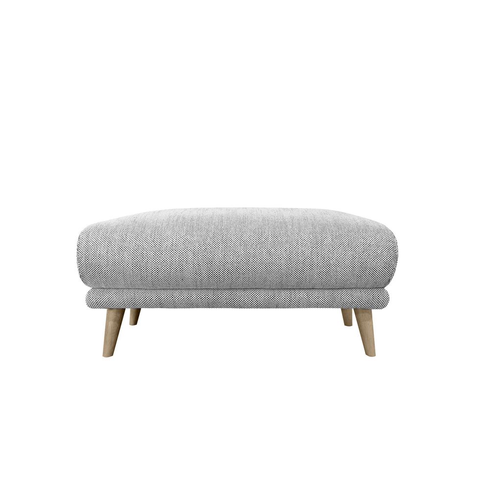 37B Charles Ottoman in Fancy Gray, , large