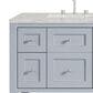 James Martin Vanities Breckenridge 72" Double Bathroom Vanity in Serenity Blue with 3 cm Eternal Jasmine Pearl Quartz Top and Rectangular Sinks, , large
