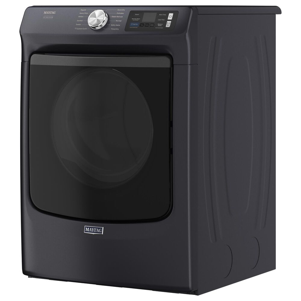 Maytag 7.3 Cu. Ft. Capacity Front Load Electric Dryer in Midnight Steel, , large