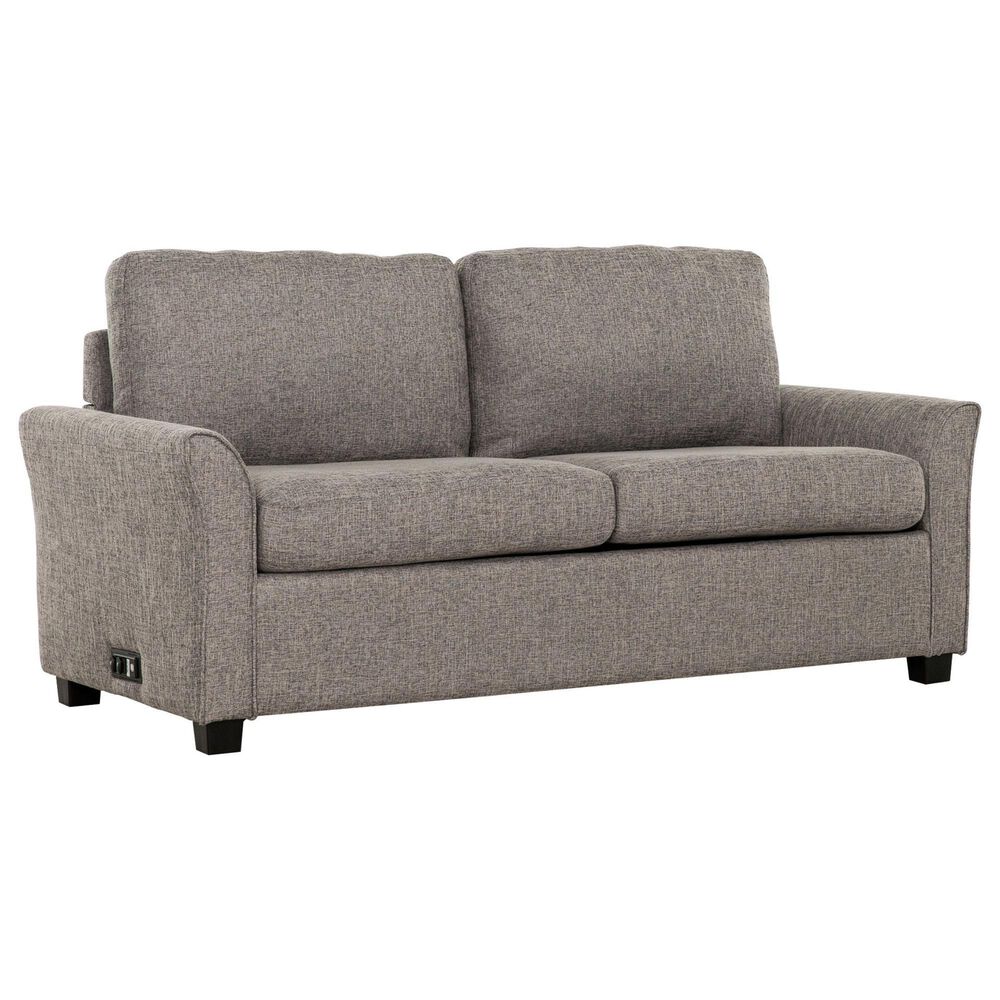 Primo International Drake Sofa Bed in Linen Dark Gray, , large