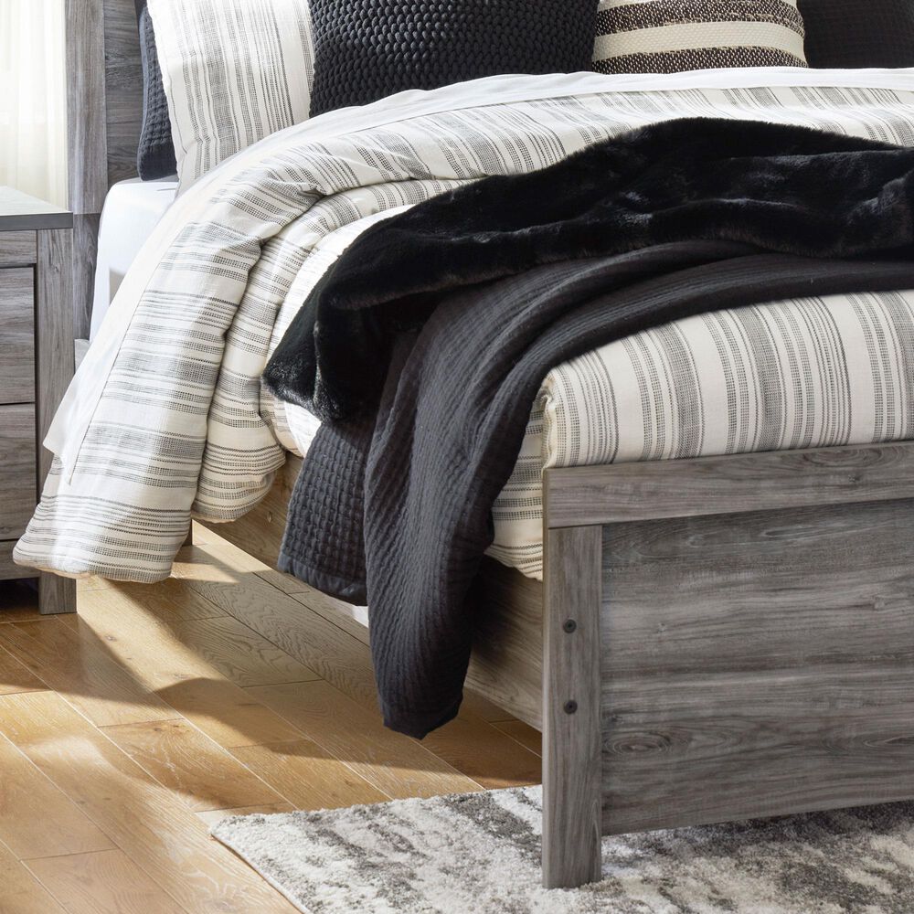 Ashley Bronyan 4-Piece King Bedroom Set in Dark Gray, , large